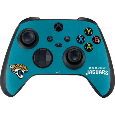 NFL Jacksonville Jaguars Distressed XBox Series X Digital Edition Bundle Skin