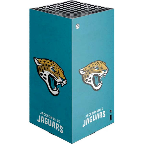 NFL Jacksonville Jaguars Distressed XBox Series X Digital Edition Console Skin
