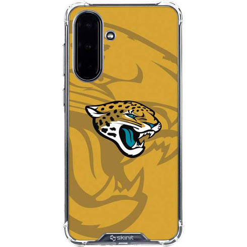 NFL Jacksonville Jaguars Double Vision Galaxy A36 5G Clear Case