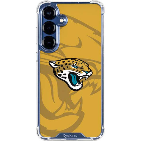 NFL Jacksonville Jaguars Double Vision Galaxy S25 Plus Clear Case