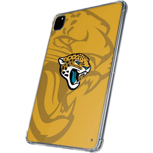 NFL Jacksonville Jaguars Double Vision iPad Pro 11in (2024) Clear Case