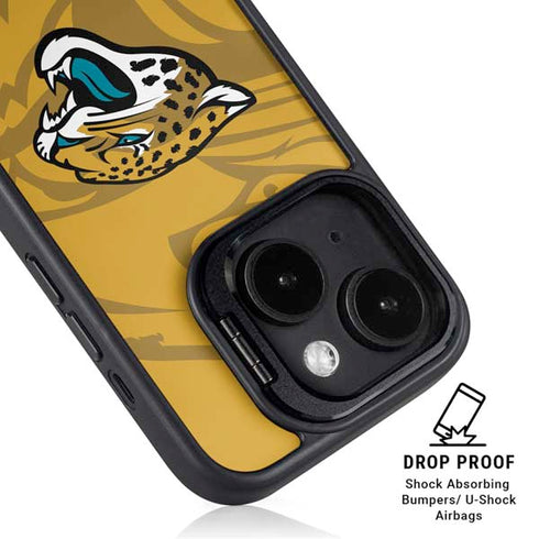 NFL Jacksonville Jaguars Double Vision iPhone 13 Kickstand Case