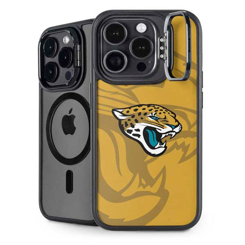 NFL Jacksonville Jaguars Double Vision iPhone 14 Pro Kickstand Case