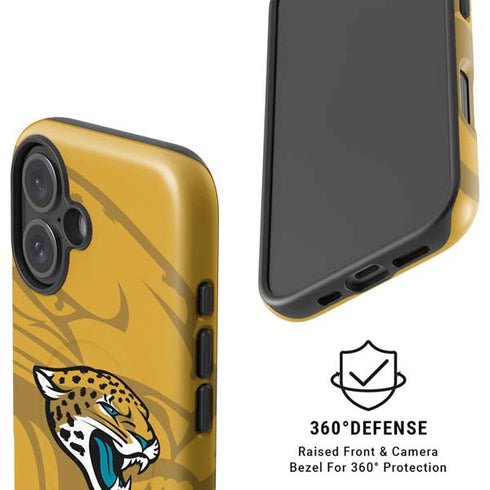 NFL Jacksonville Jaguars Double Vision iPhone 16 Magsafe Impact Case