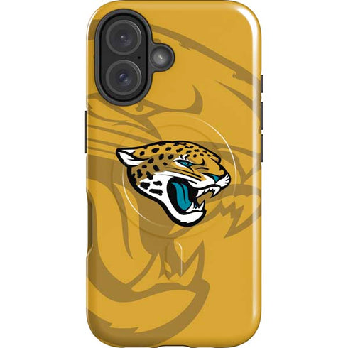 NFL Jacksonville Jaguars Double Vision iPhone 16 Plus Magsafe Impact Case