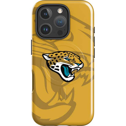 NFL Jacksonville Jaguars Double Vision iPhone 16 Pro Magsafe Impact Case
