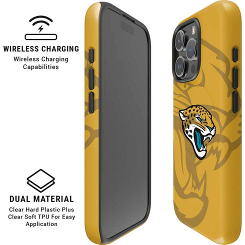 NFL Jacksonville Jaguars Double Vision iPhone 16 Pro Magsafe Impact Case