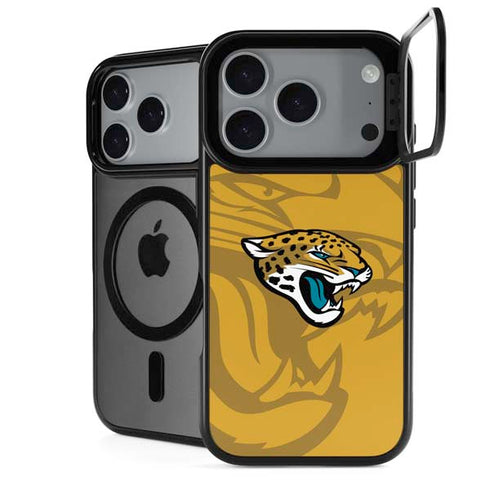 NFL Jacksonville Jaguars Double Vision iPhone 18 Pro Kickstand Case