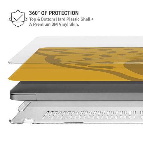 NFL Jacksonville Jaguars Double Vision MacBook Pro 14in (2021-24) Case plus Skin