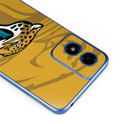 NFL Jacksonville Jaguars Double Vision Moto G Play 4G (2024) Skin