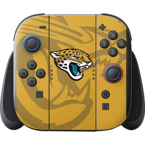 NFL Jacksonville Jaguars Double Vision Nintendo Switch 2 (2025) with Joy-Con Skin