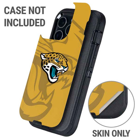 NFL Jacksonville Jaguars Double Vision Otterbox Defender iPhone Skin