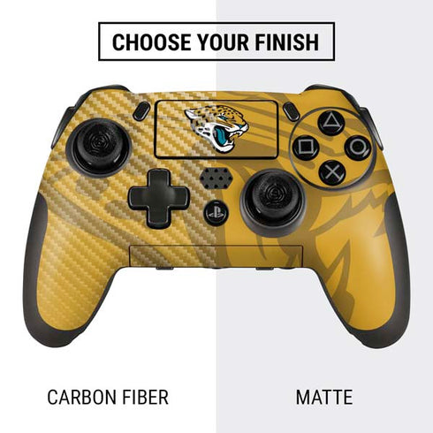 NFL Jacksonville Jaguars Double Vision PlayStation Scuf Vantage 2 Controller Skin