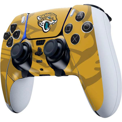 NFL Jacksonville Jaguars Double Vision PS5 DualSense Edge Pro Controller Skin