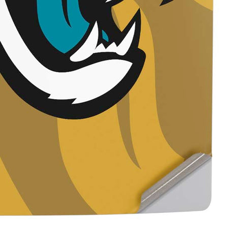 NFL Jacksonville Jaguars Double Vision PS5 Pro Disk Console Skin