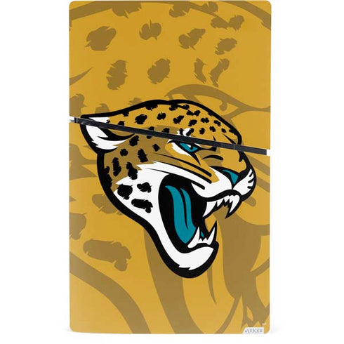 NFL Jacksonville Jaguars Double Vision PS5 Slim Digital Edition Console Skin