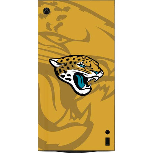 NFL Jacksonville Jaguars Double Vision XBox Series X Digital Edition Console Skin