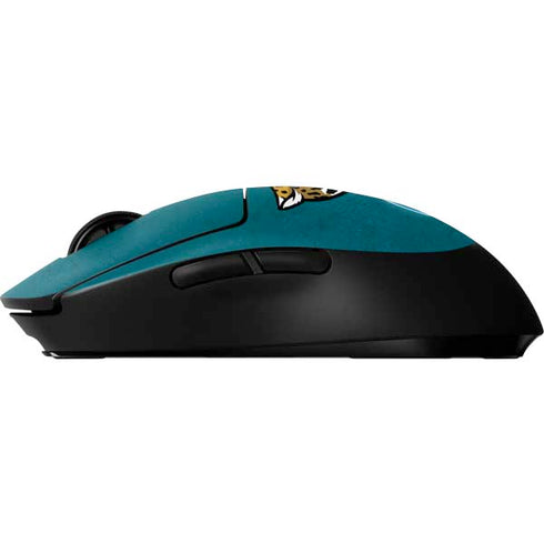 NFL Jacksonville Jaguars Teal Distressed G Pro Wireless Gaming Mouse Skin
