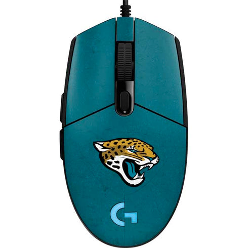 NFL Jacksonville Jaguars Teal Distressed G203 Prodigy RGB Wired Gaming Mouse Skin