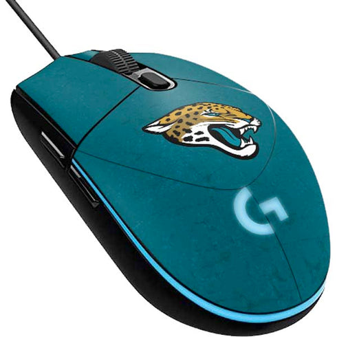 NFL Jacksonville Jaguars Teal Distressed G203 Prodigy RGB Wired Gaming Mouse Skin