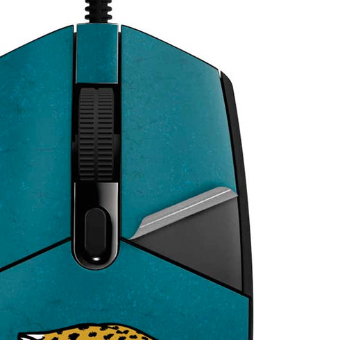 NFL Jacksonville Jaguars Teal Distressed G203 Prodigy RGB Wired Gaming Mouse Skin