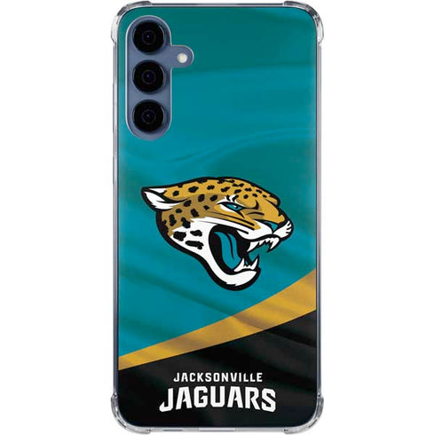 NFL Jacksonville Jaguars Galaxy A55 5G Clear Case
