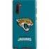NFL Jacksonville Jaguars Teal Distressed Galaxy Cases