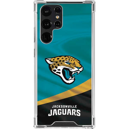 NFL Jacksonville Jaguars Galaxy S23 Ultra Clear Case