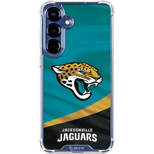 NFL Jacksonville Jaguars Galaxy S25 FE Clear Case