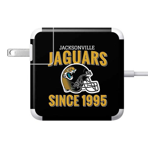 NFL Jacksonville Jaguars Helmet 85W Power Adapter (15 and 17 inch MacBook Pro Charger) Skin