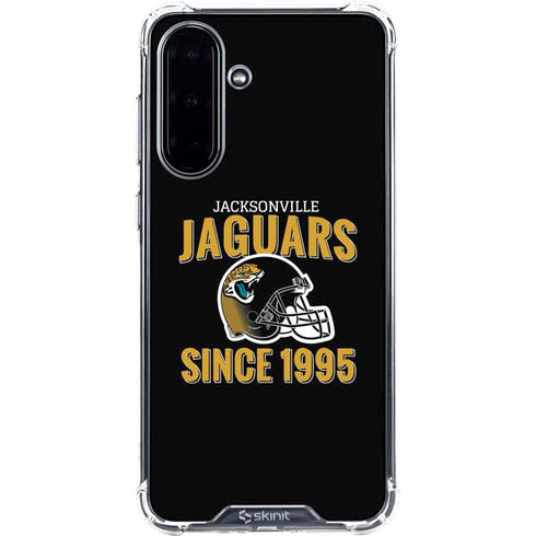NFL Jacksonville Jaguars Helmet Galaxy A36 5G Clear Case
