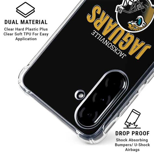 NFL Jacksonville Jaguars Helmet Galaxy A36 5G Clear Case