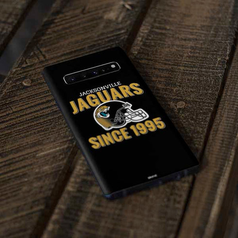 NFL Jacksonville Jaguars Helmet Galaxy S10 Plus Skin