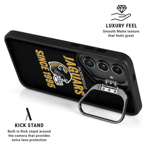 NFL Jacksonville Jaguars Helmet Galaxy S25 Kickstand Case