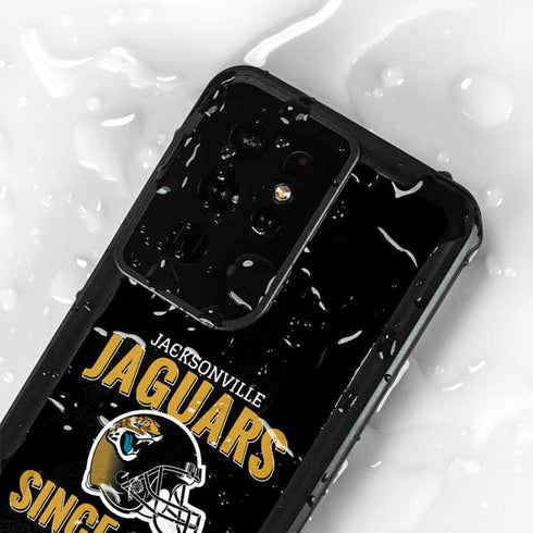 NFL Jacksonville Jaguars Helmet Galaxy S24 Ultra Waterproof Case