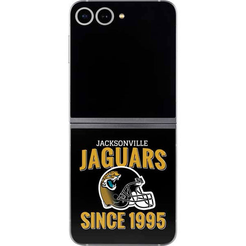 NFL Jacksonville Jaguars Helmet Galaxy Z Flip6 Skin