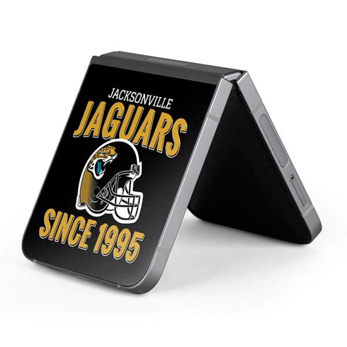 NFL Jacksonville Jaguars Helmet Galaxy Z Flip6 Skin