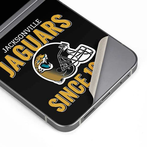NFL Jacksonville Jaguars Helmet Galaxy Z Flip6 Skin