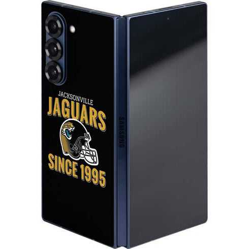 NFL Jacksonville Jaguars Helmet Galaxy Z Fold6 Skin