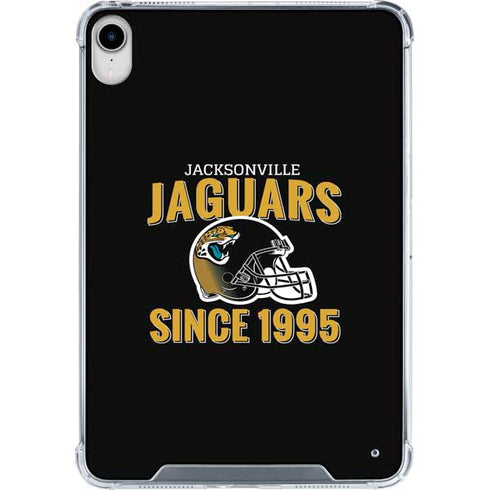 NFL Jacksonville Jaguars Helmet iPad 11th Gen (2025) Clear Case