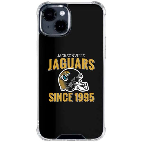 NFL Jacksonville Jaguars Helmet iPhone 15 Clear Case
