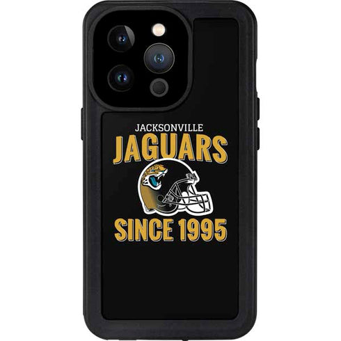 NFL Jacksonville Jaguars Helmet iPhone 15 Pro Waterproof Case