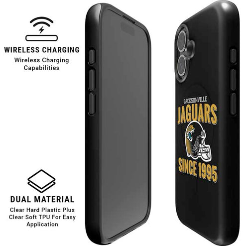 NFL Jacksonville Jaguars Helmet iPhone 16 Magsafe Impact Case