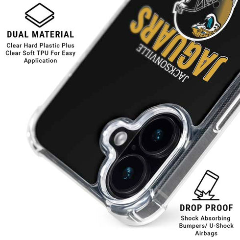 NFL Jacksonville Jaguars Helmet iPhone 16 Plus MagSafe Case