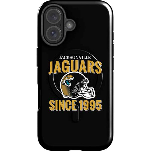 NFL Jacksonville Jaguars Helmet iPhone 16 Plus Magsafe Impact Case