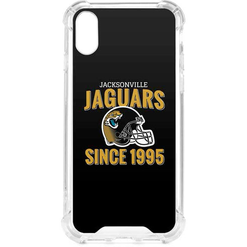 NFL Jacksonville Jaguars Helmet iPhone XS Clear Case