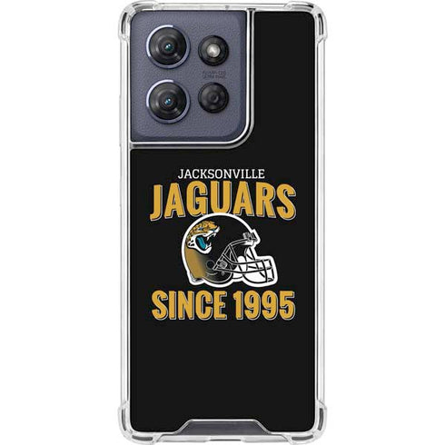 NFL Jacksonville Jaguars Helmet Moto G Power 5G (2025) Clear Case