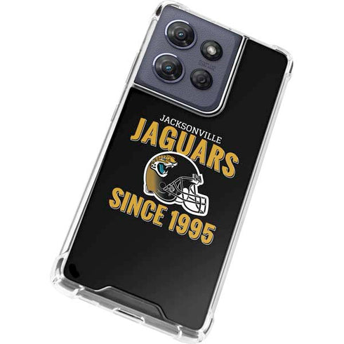 NFL Jacksonville Jaguars Helmet Moto G Stylus 5G (2025) Clear Case