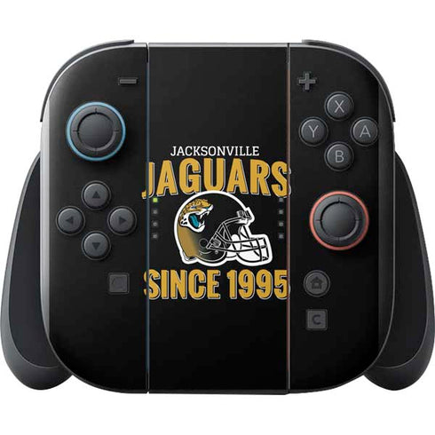 NFL Jacksonville Jaguars Helmet Nintendo Switch 2 (2025) with Joy-Con Skin