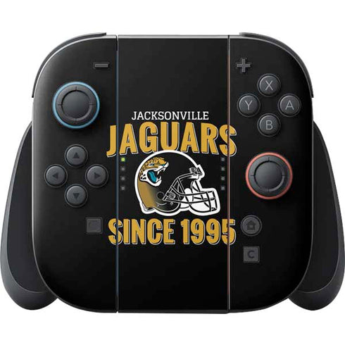 NFL Jacksonville Jaguars Helmet Nintendo Switch 2 (2025) Joy-Con Controller Skin